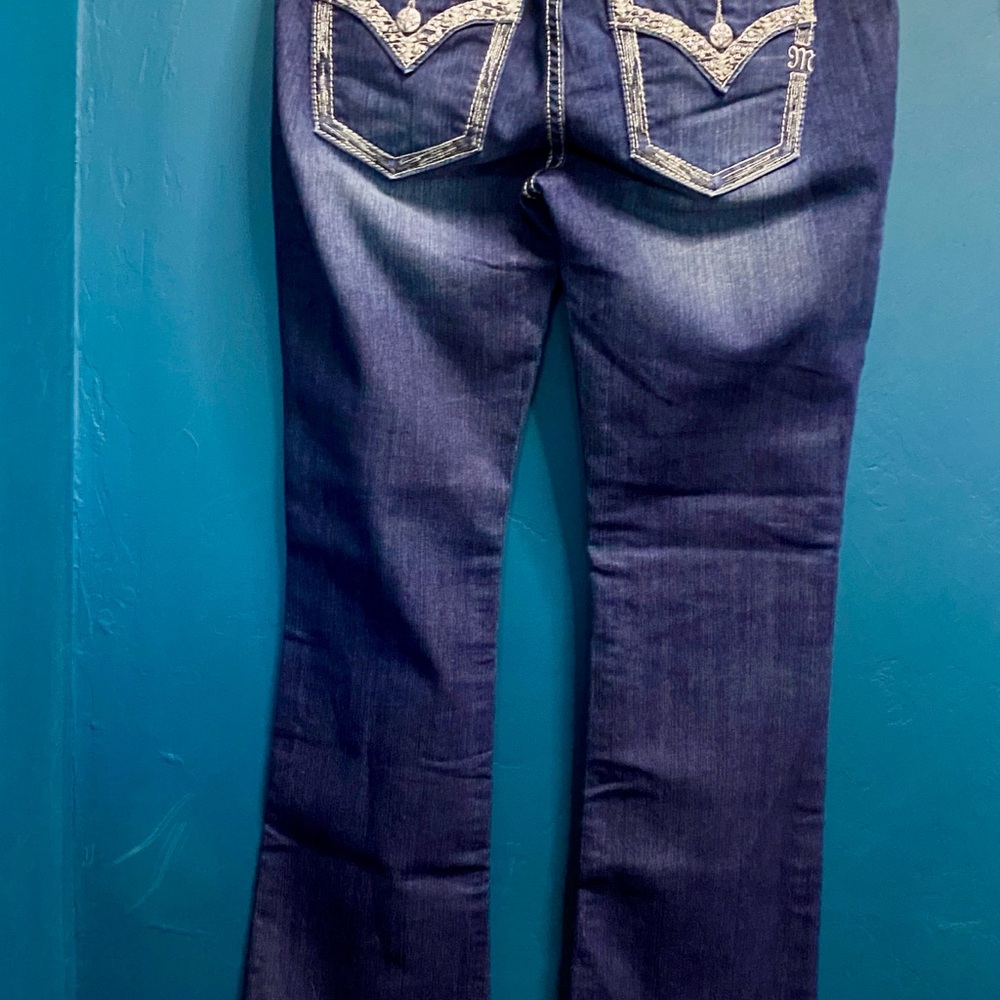 Miss Me Women's Boot Cut Jeans Size 34 x 34 Style # JY7330B2 Color DK133
